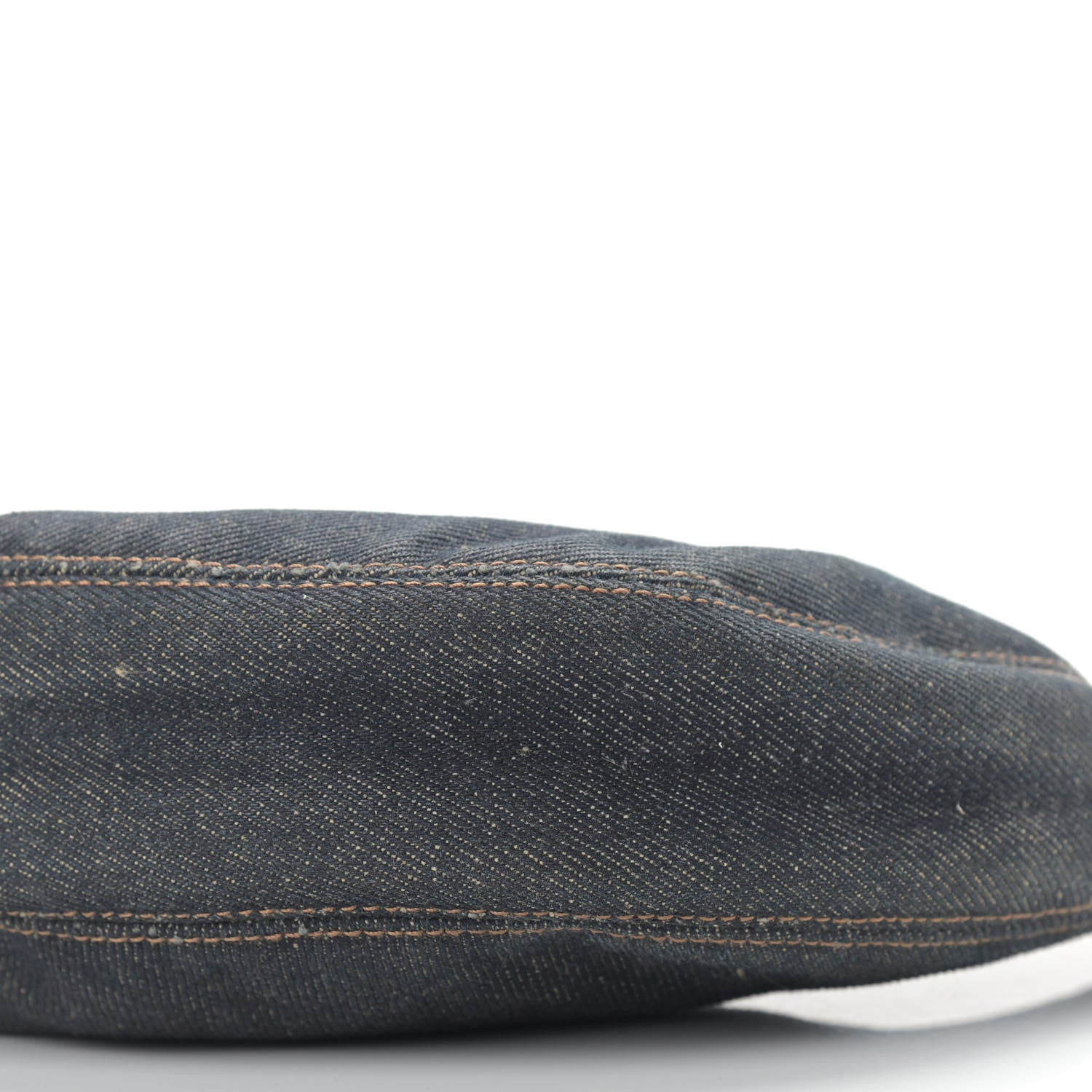 Christian Dior Denim Calfskin Street Chic Hobo Blue Brown 10 of 12