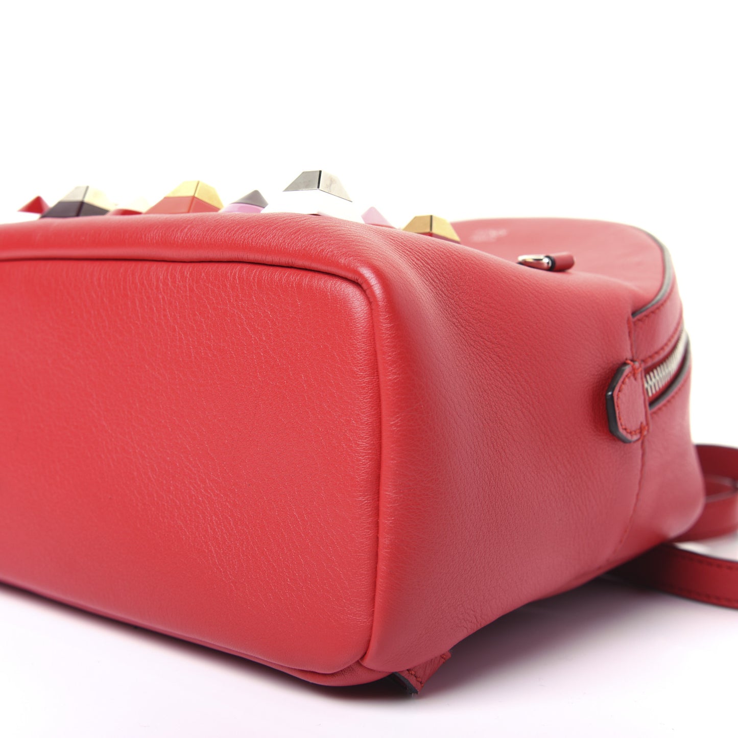 Vitello Dolce Studded Mini Backpack Fiamma Multicolor