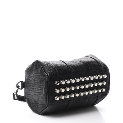Alexander Wang Pebbled Lambskin Mini Rockie Black Rhodium Hardware 4 of 9