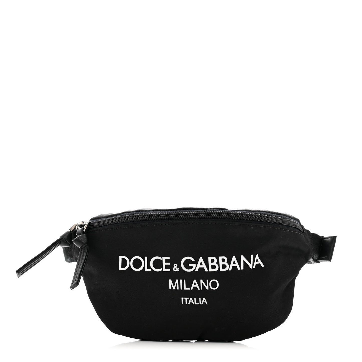 Nylon Logo Belt Bag Black