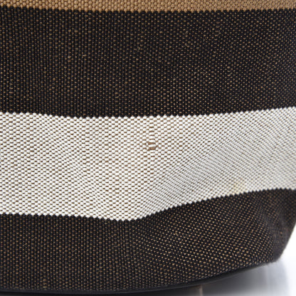 Burberry Canvas Mega Check Medium Ashby Hobo Black 10 of 10