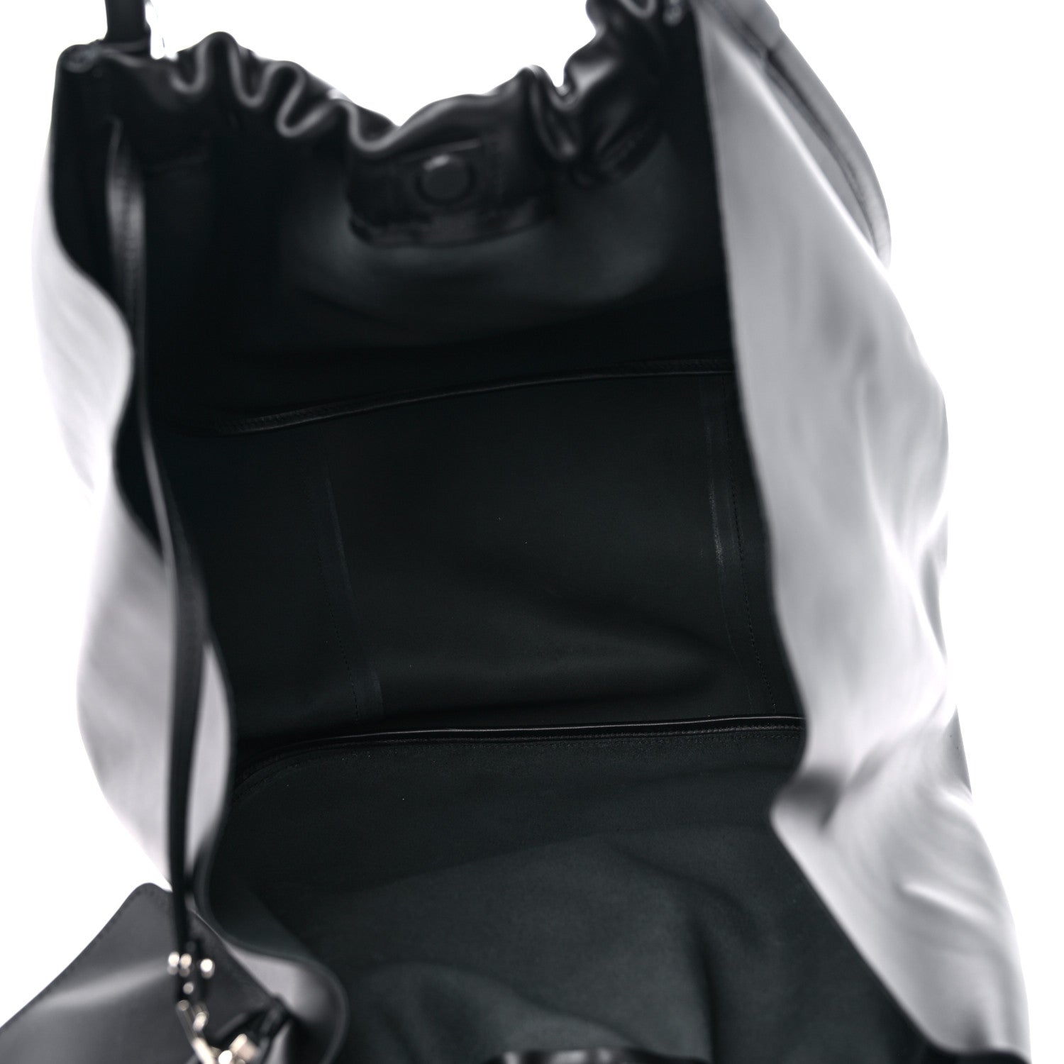 Proenza Schouler Calfskin XL Ruched Tote Black 6 of 9
