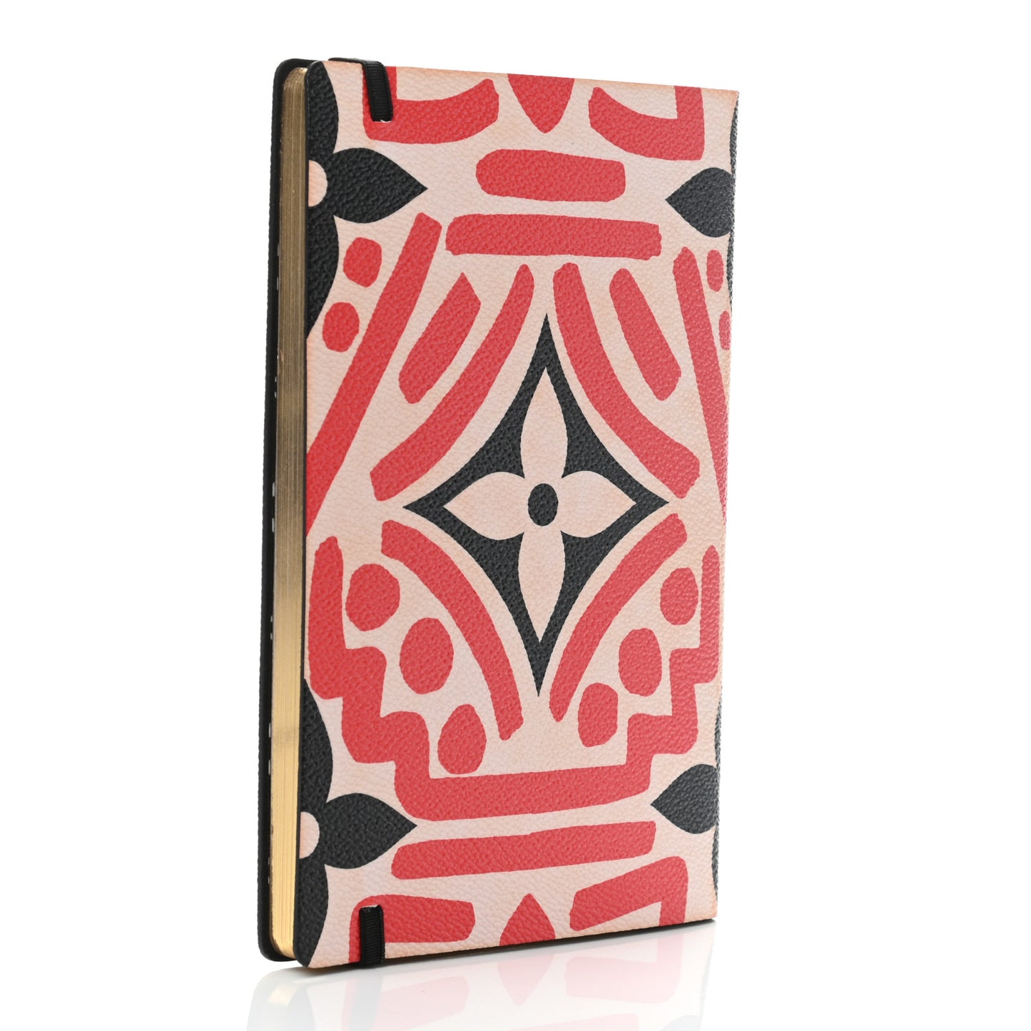 Monogram Giant Crafty Clemence Notebook Creme Rouge Black