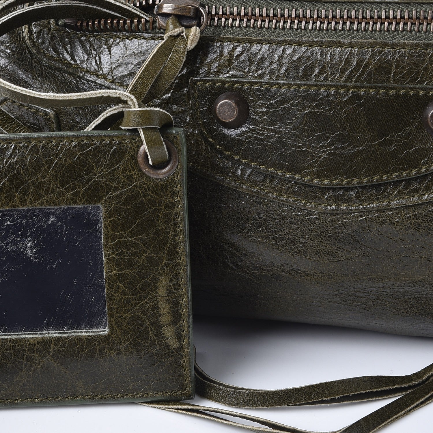 Balenciaga Chevre Classic Hardware First Olive 8 of 12