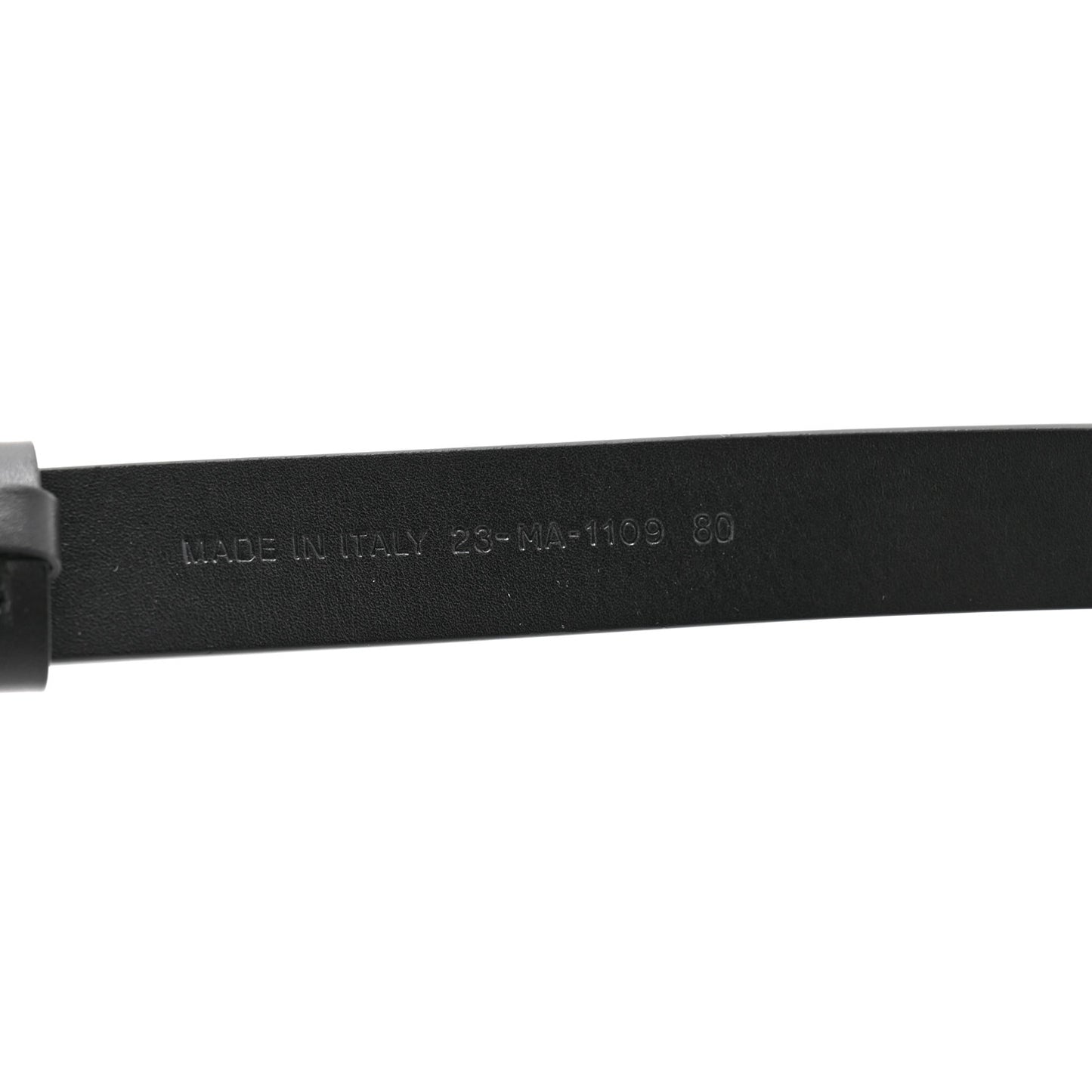 Calfskin Saddle Belt 80 32 Black