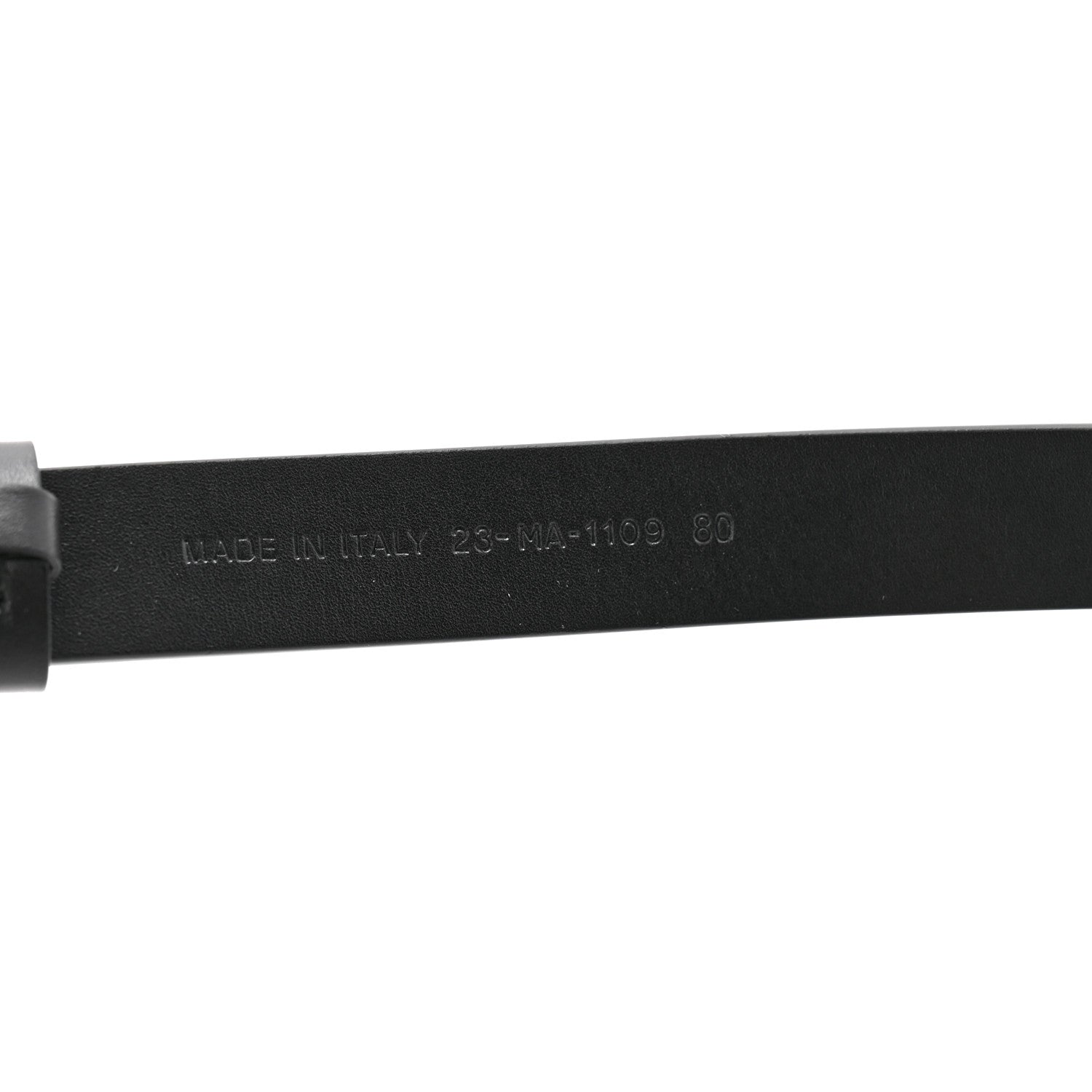 Christian Dior Calfskin Saddle Belt 80 32 Black 6 of 7