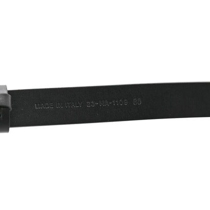 Christian Dior Calfskin Saddle Belt 80 32 Black 6 of 7
