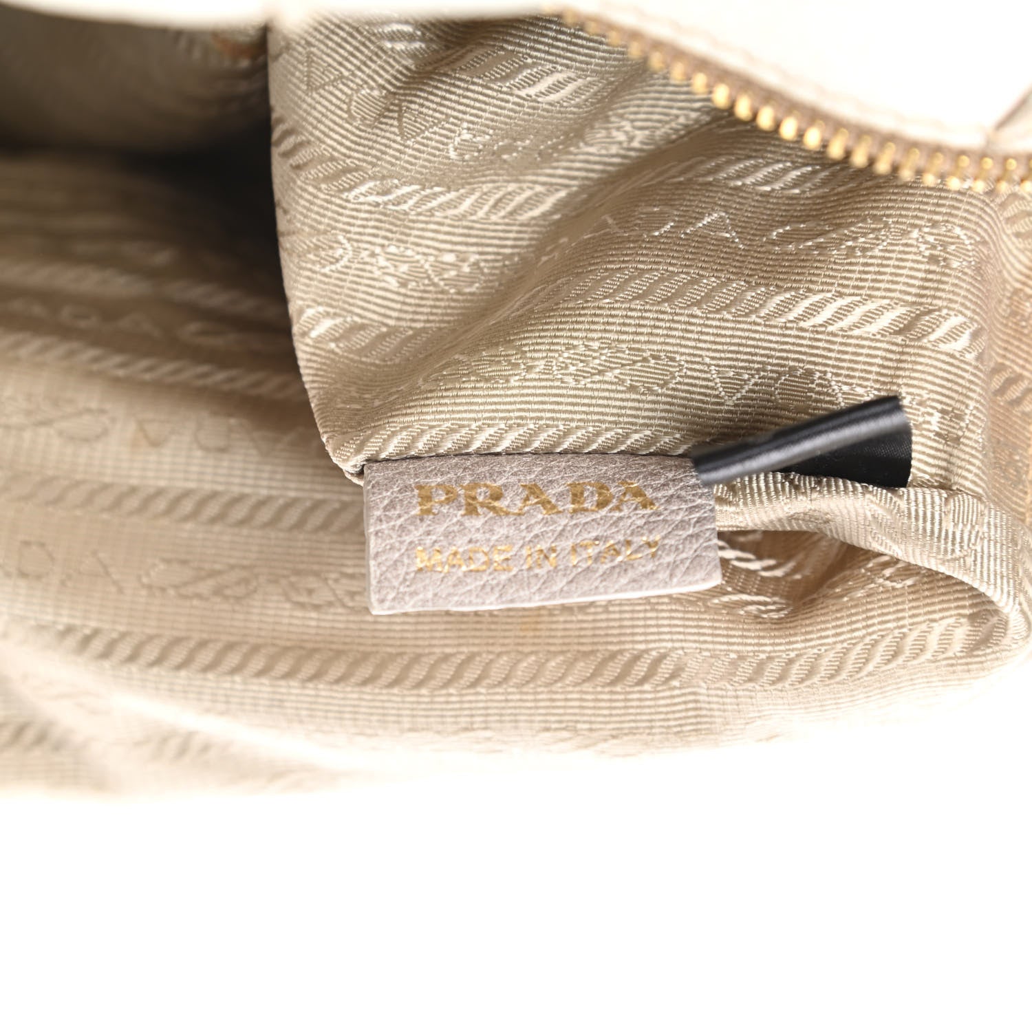 Prada Cervo Patchwork Fringe Bowler Bianco 7 of 21