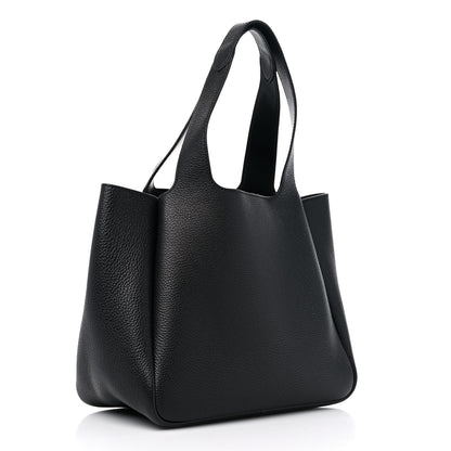 Prada Vitello Daino Soft Medium Dynamique Tote Black 3 of 8