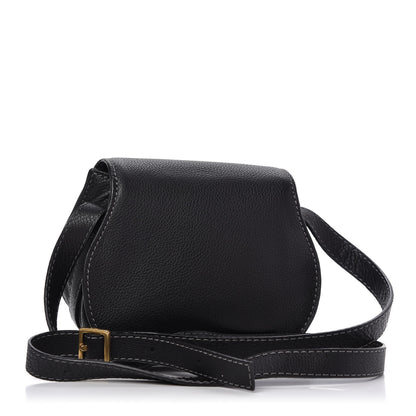 Chloe Calfskin Mini Marcie Round Crossbody Bag Black 3 of 8