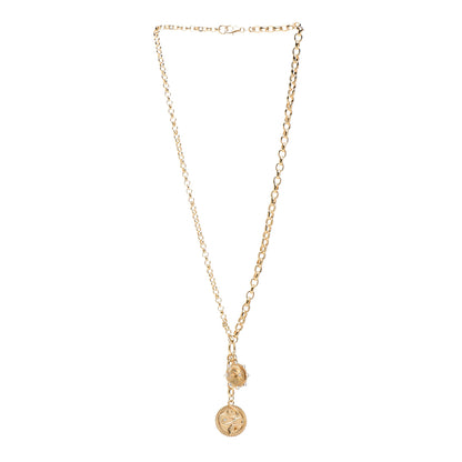 Foundrae 18K Yellow Gold Diamond Medium Wholeness Mixed Belcher Chain Charm Necklace 3 of 5
