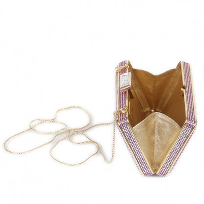 Judith Leiber Swarovski Crystal Clutch Pink 7 of 9