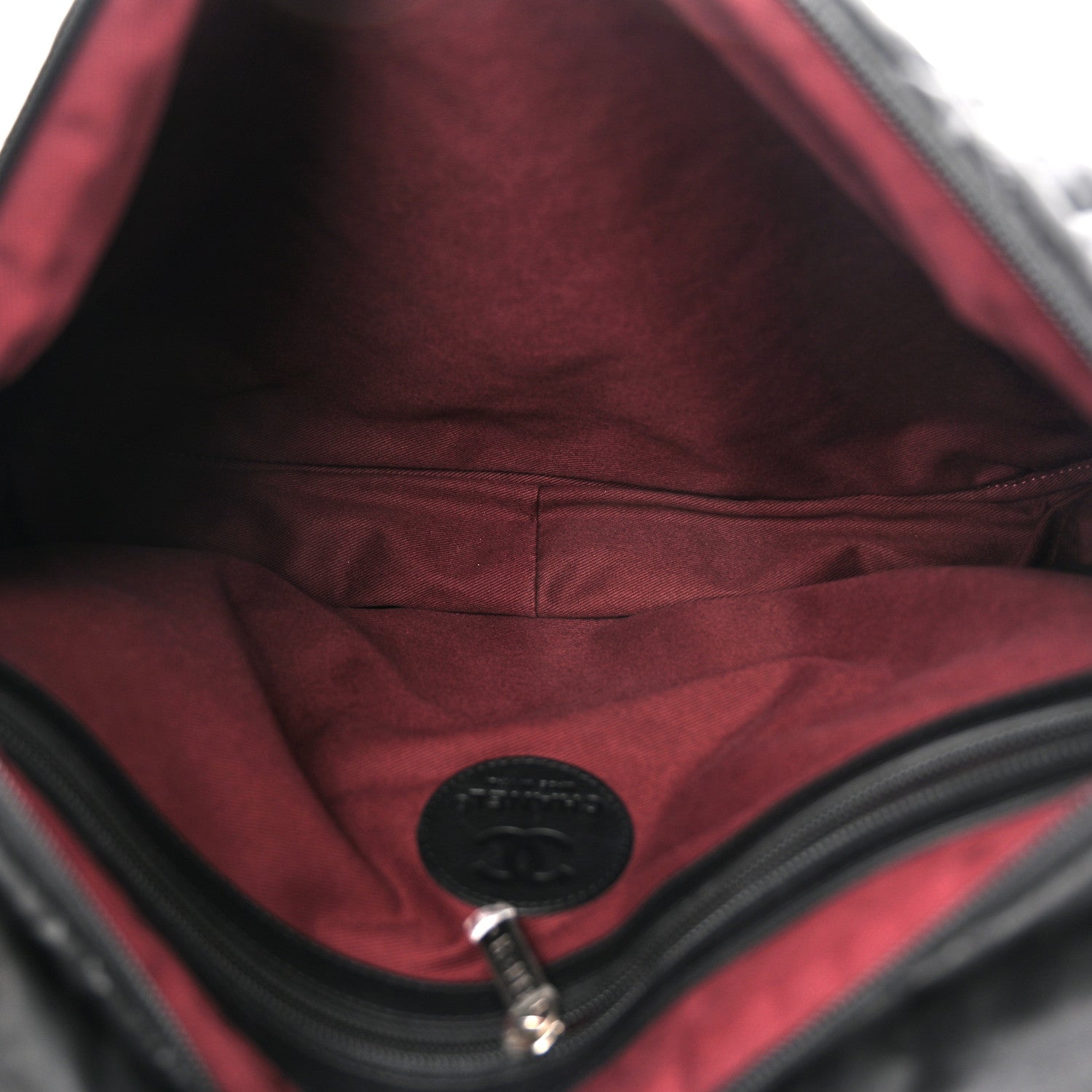 Chanel Nylon Quilted XL Coco Cocoon Messenger Black 6 of 10