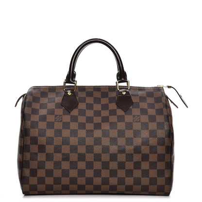 Louis Vuitton Damier Ebene Speedy 30 1 of 12