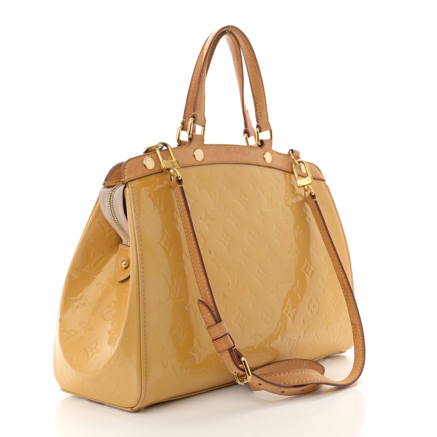 Louis Vuitton Vernis Brea MM Blanc Corail 3 of 15