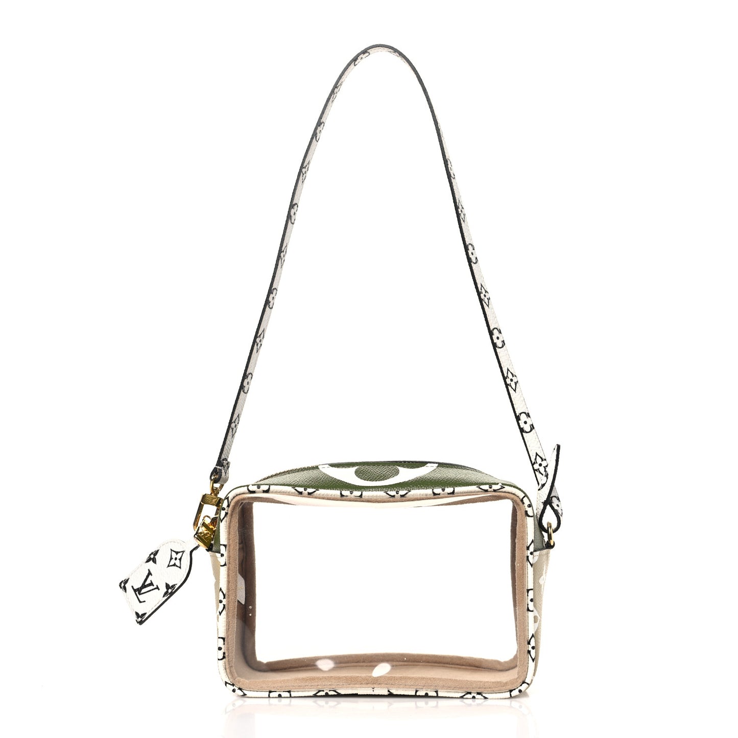 Monogram Giant Beach Pouch Kaki