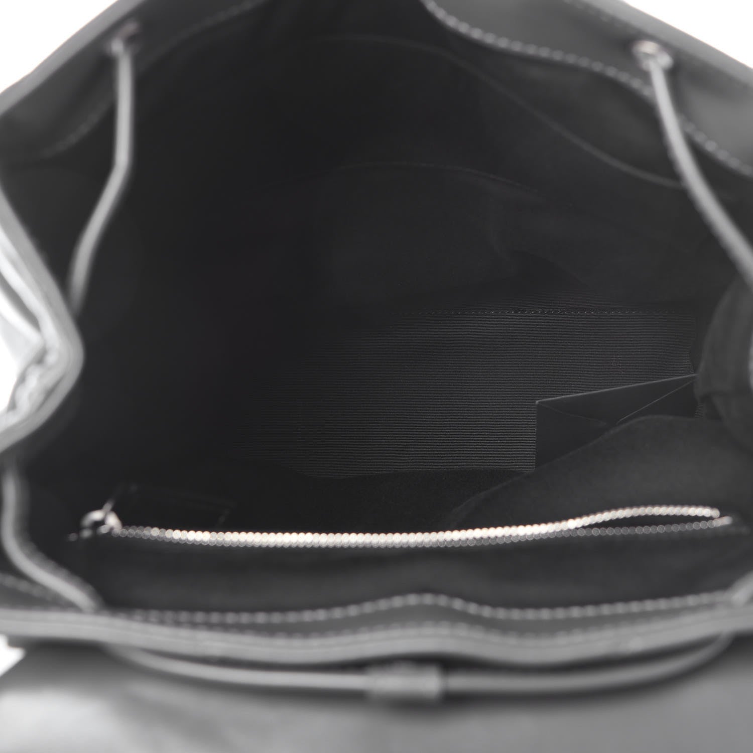 Saint Laurent Calfskin Y Quilted Monogram Medium Loulou Backpack Asphalt 5 of 10