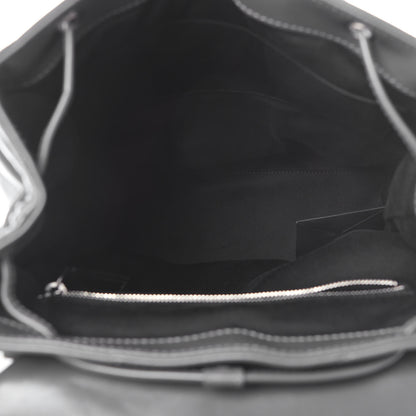 Saint Laurent Calfskin Y Quilted Monogram Medium Loulou Backpack Asphalt 5 of 10