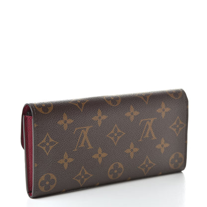 Louis Vuitton Monogram Emilie Wallet Fuchsia 3 of 8