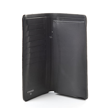 Chanel Patent Calfskin Quilted Yen Wallet Black 5 of 10