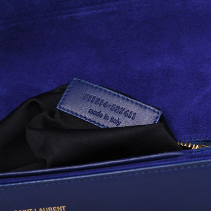 Saint Laurent Calfskin Classic Y Satchel Royal Blue 9 of 9
