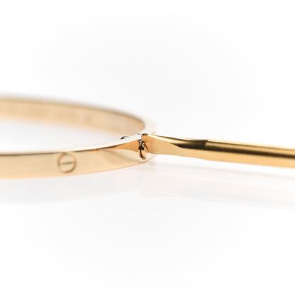 Cartier 18K Yellow Gold Small LOVE Bracelet 18 6 of 7