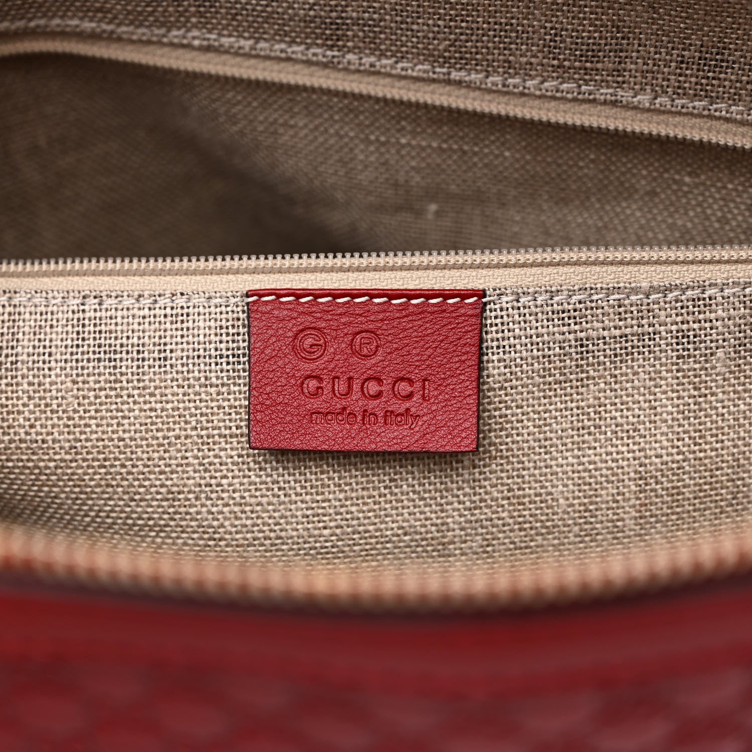 Gucci Soft Microguccissima Dome Satchel Red 6 of 10