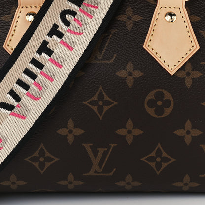 Louis Vuitton Monogram Speedy Bandouliere 20 Black 7 of 10