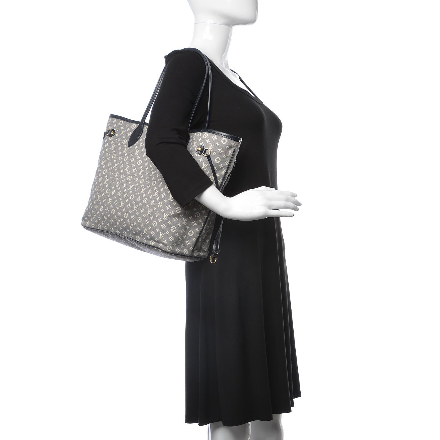 Louis Vuitton Monogram Idylle Neverfull MM Encre 2 of 7