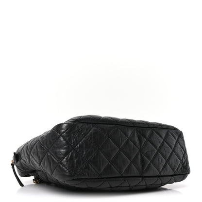 Chanel Aged Calfskin Quilted Large Reissue Camera Case Black 4 of 10
