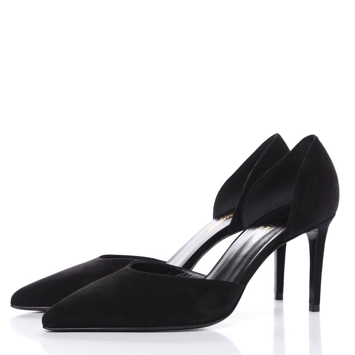 Kid Scamosciato Skinny D'Orsay 105 Pumps 39.5 Black