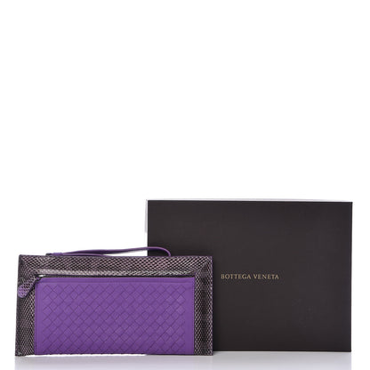 Bottega Veneta Nappa Intrecciato Ayers Pouch Violet 9 of 9