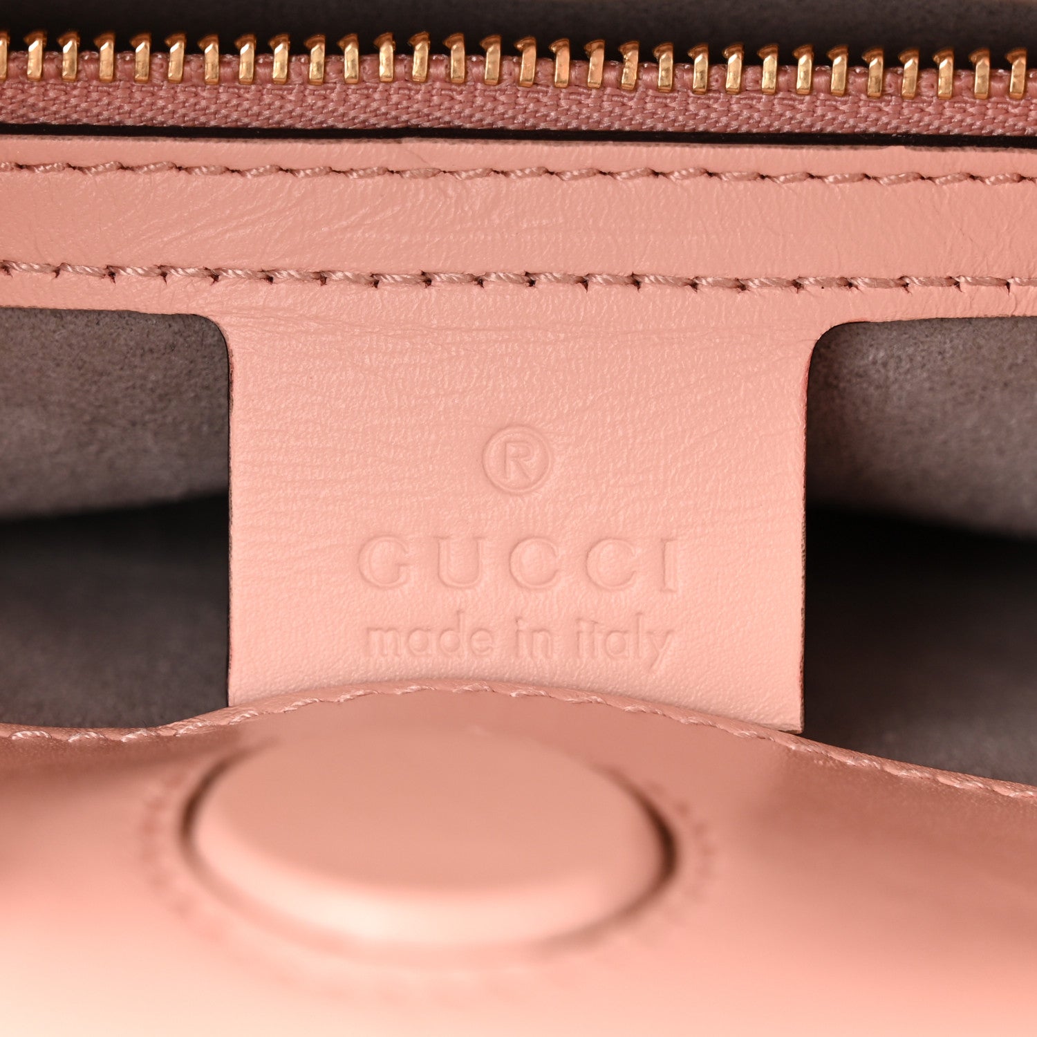 Gucci Nappa Bamboo Web Small Nymphaea Top Handle Bag Perfect Pink Mystic White 6 of 10