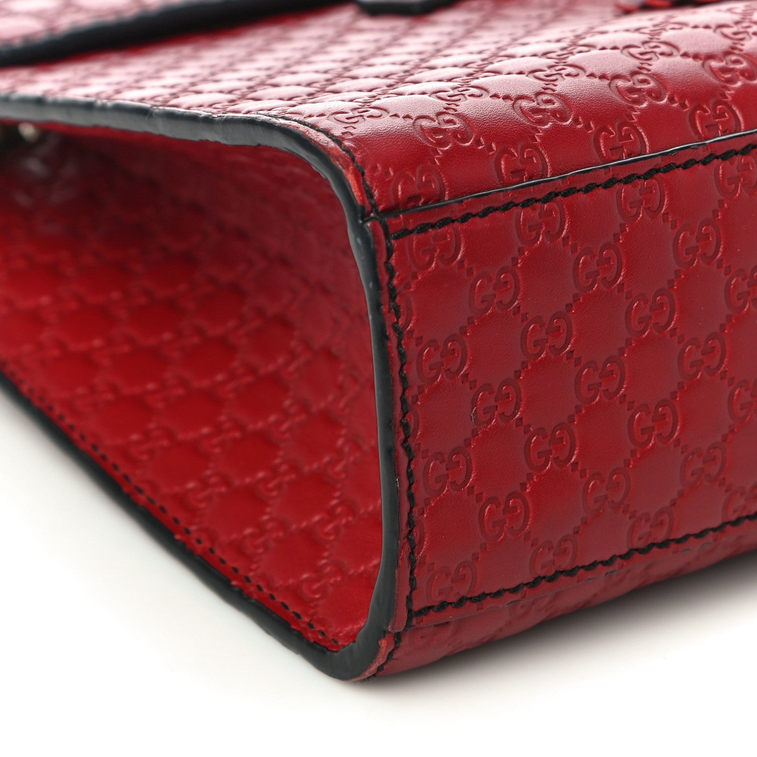 Gucci Microguccissima Medium Emily Chain Shoulder Bag Red 9 of 14