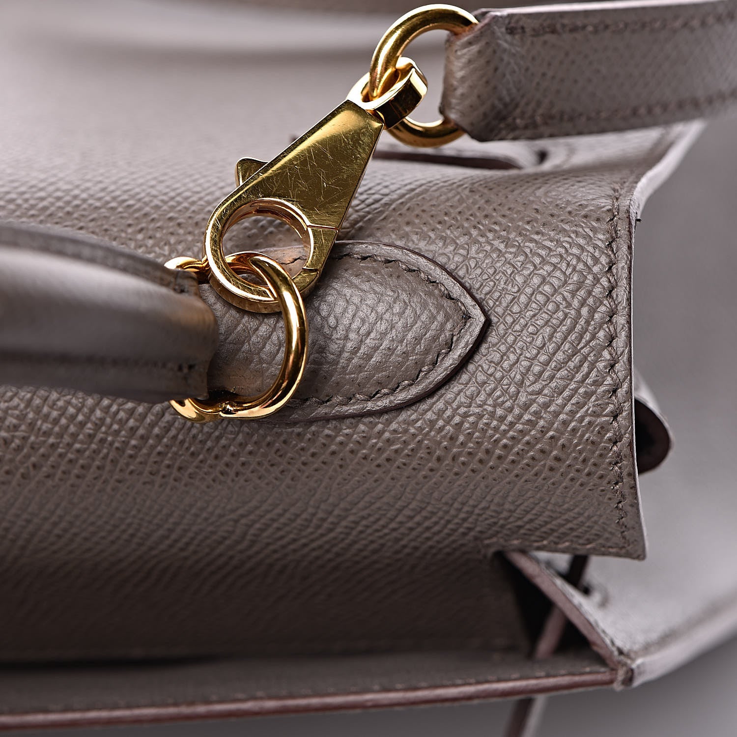 Hermes Epsom Kelly Sellier 25 Etain 27 of 40
