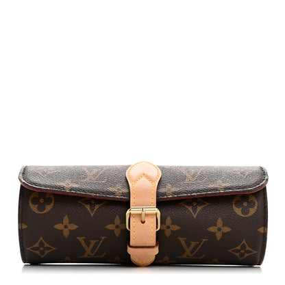 Louis Vuitton Monogram 3 Watch Travel Case 1 of 11