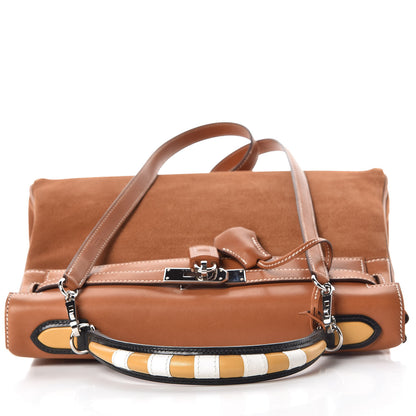 Hermes Barenia Grizzly Au Galop Kelly Retourne 32 Fauve 37 of 41