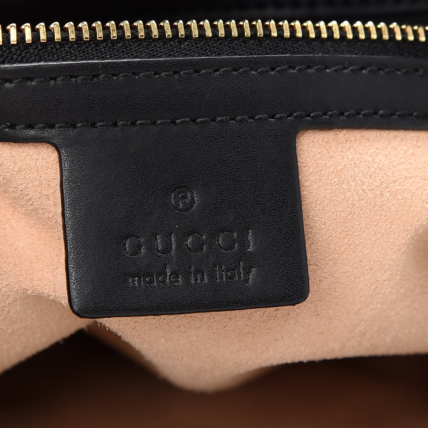Gucci Soft GG Supreme Monogram Bees Small Crossbody Tote Beige Oro Black 7 of 10