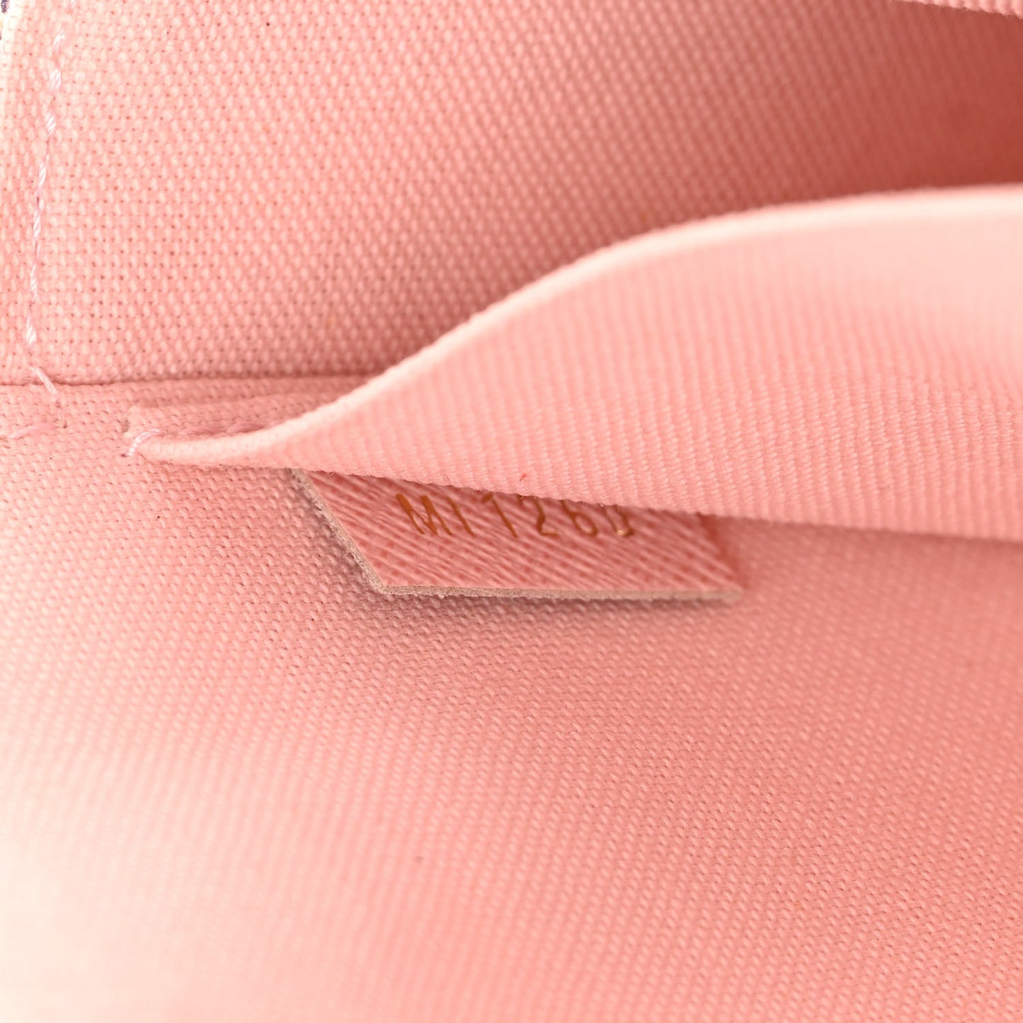 Damier Azur Pochette Felicie Chain Wallet Rose Ballerine