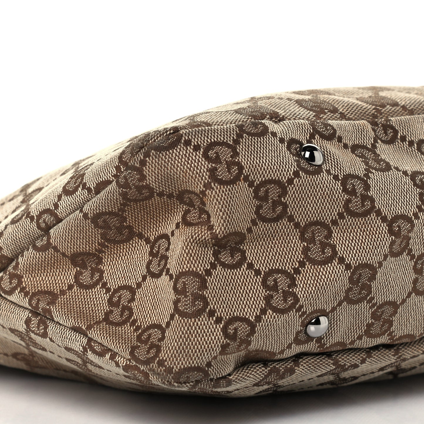 Monogram Canvas GG Shoulder Bag Brown