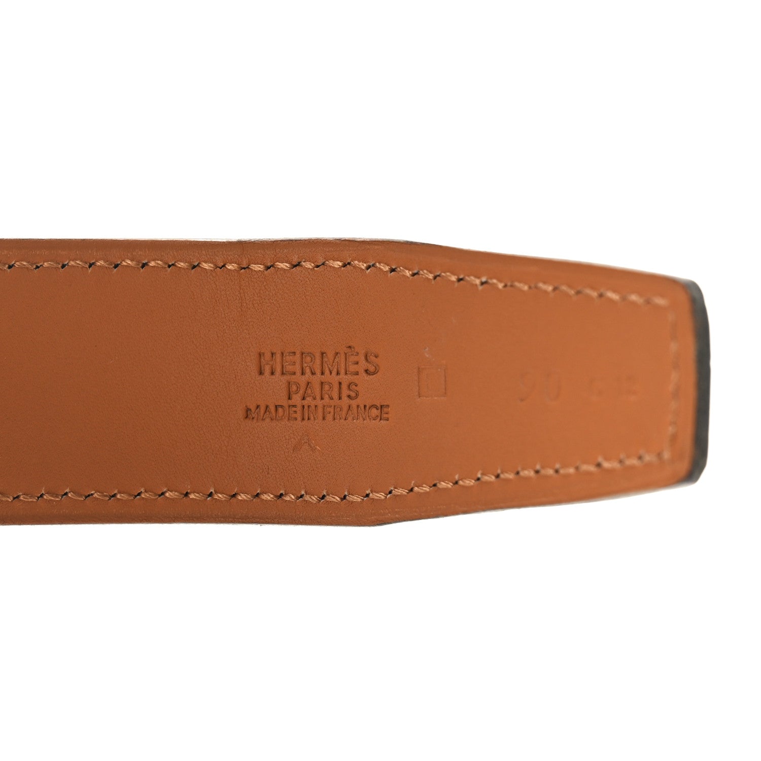 Hermes Shiny Porosus Crocodile 32mm Belt Strap 90 36 Vert Anis 3 of 6