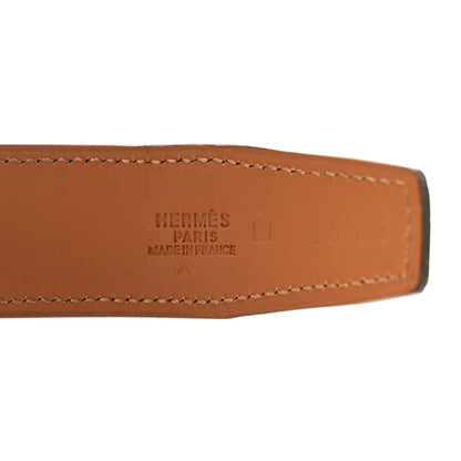 Hermes Shiny Porosus Crocodile 32mm Belt Strap 90 36 Vert Anis 3 of 6
