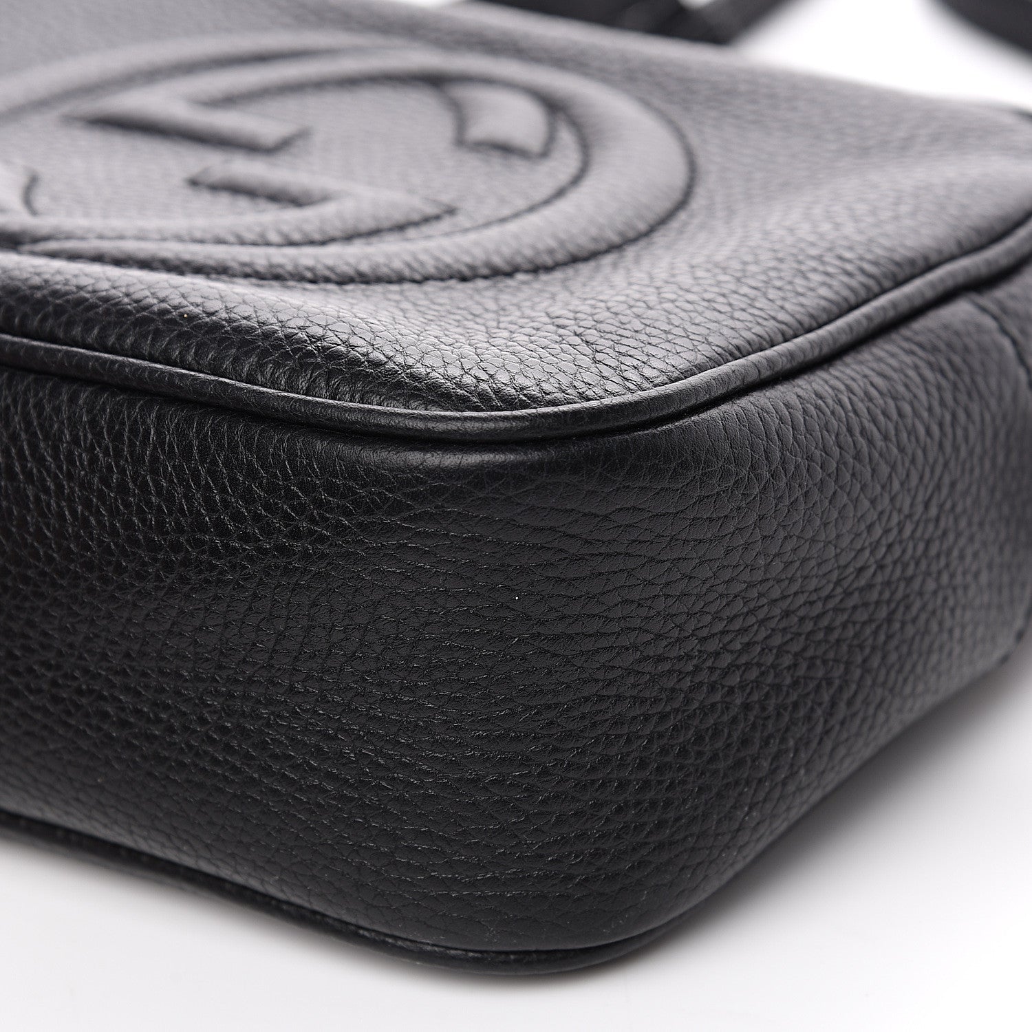 Gucci Pebbled Calfskin Small Soho Disco Bag Black 8 of 9