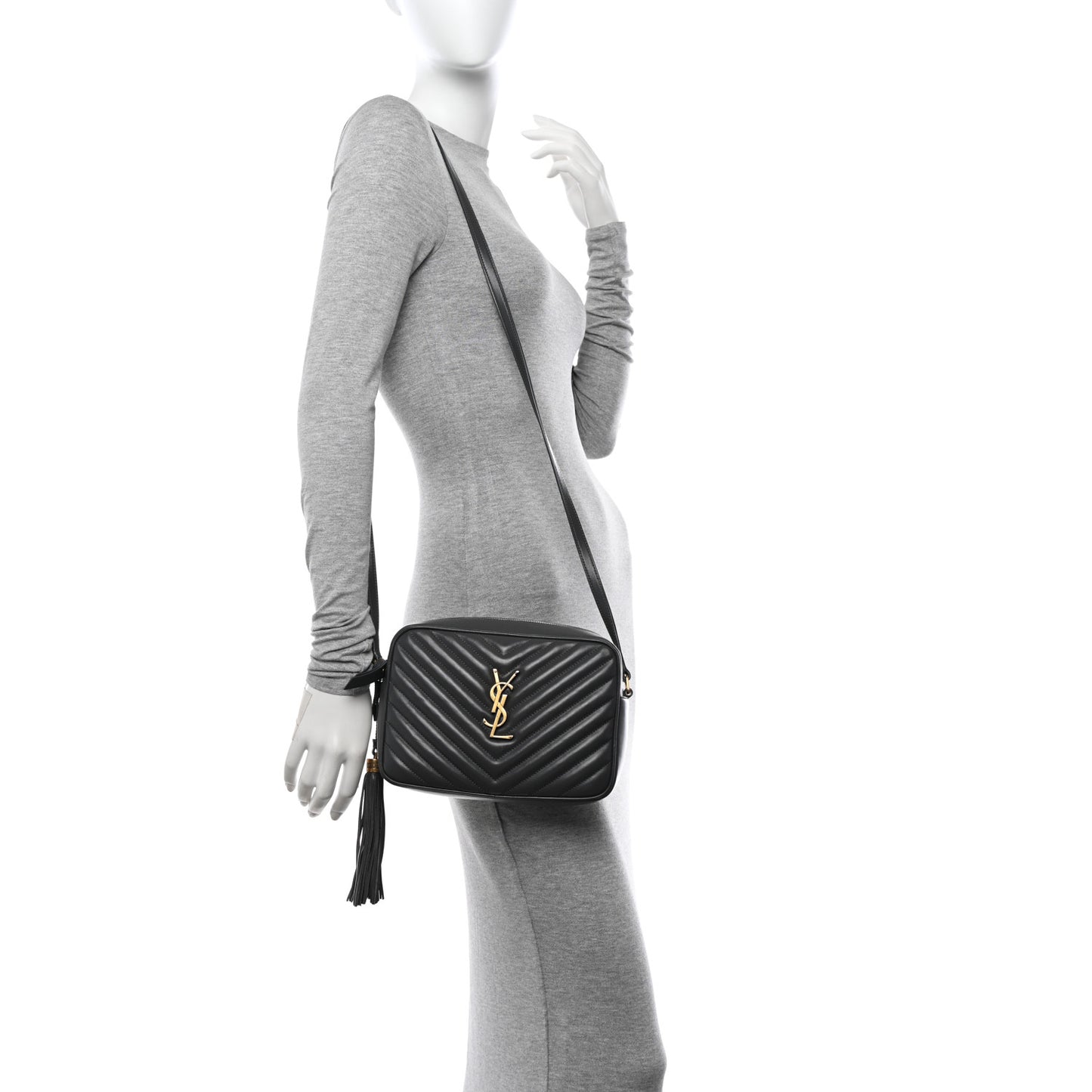 Calfskin Matelasse Monogram Lou Camera Bag Storm