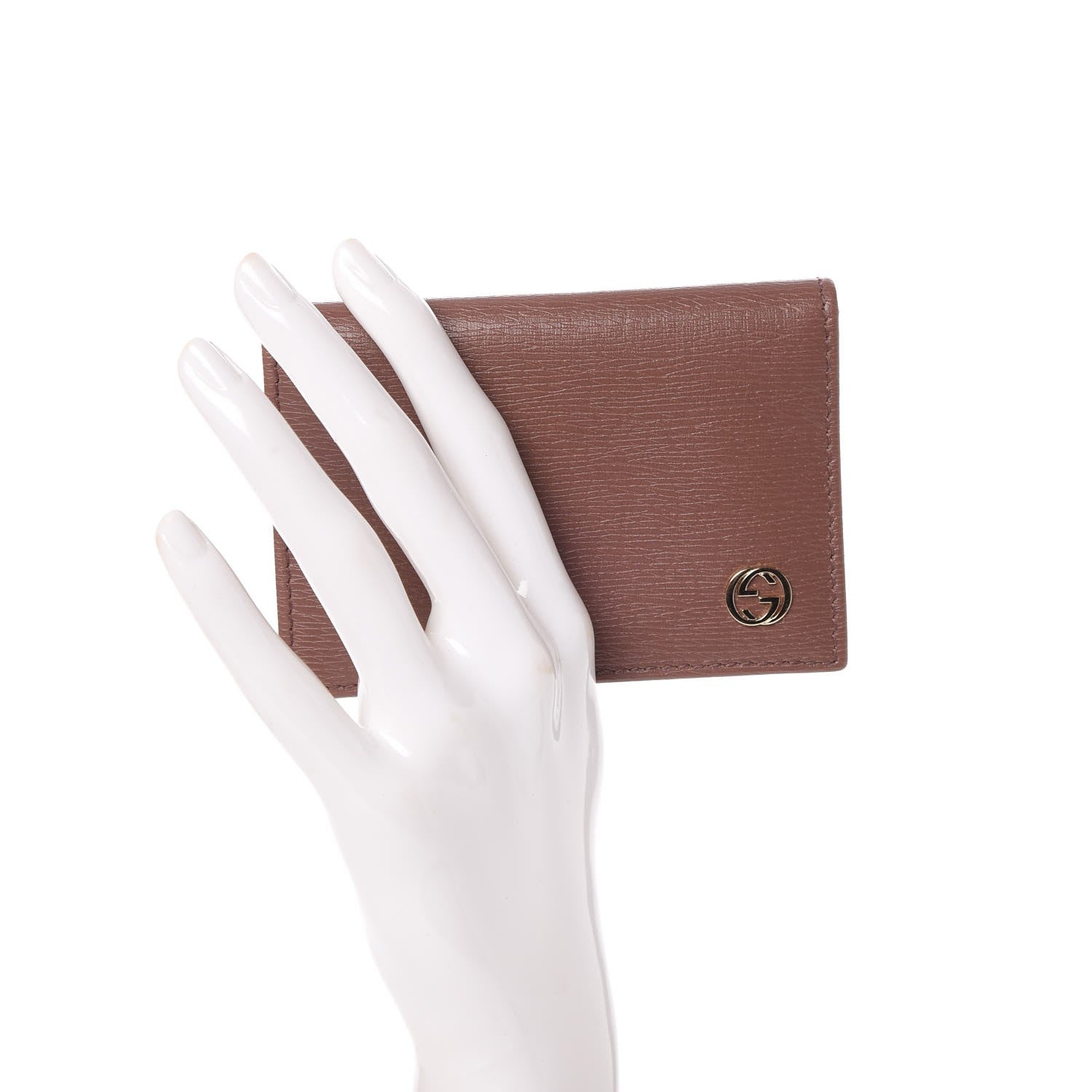 Gucci Textured Calfskin Betty Card Case 2 of 8