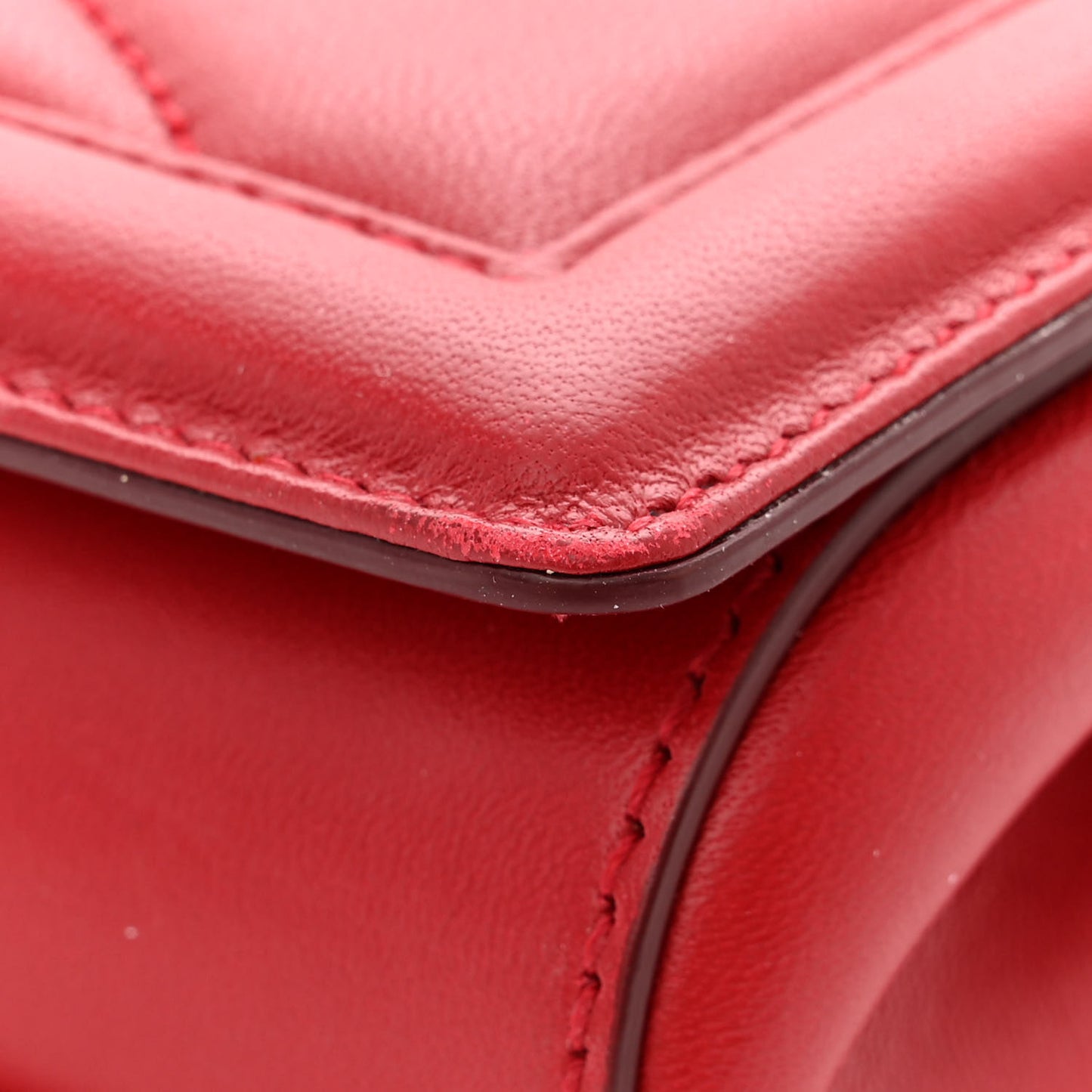 Calfskin Large Devotion Crossbody Bag Red