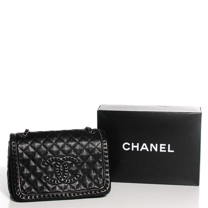 Chanel Calfskin Quilted Large Istanbul Flap Black 8 of 8