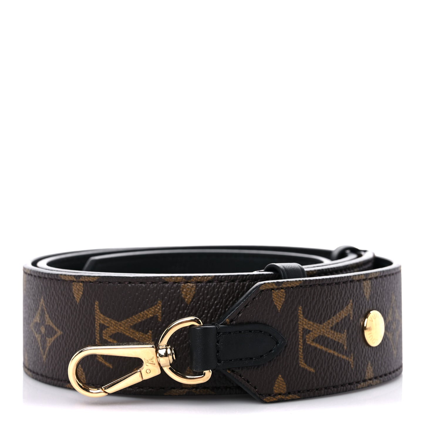 Monogram Adjustable Bandouliere Shoulder Strap Black