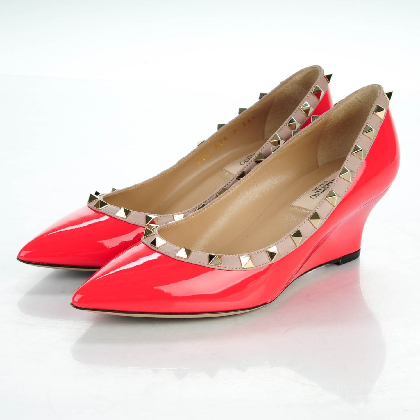 Patent Rockstud 70mm Wedges 36.5 Fragola Poudre