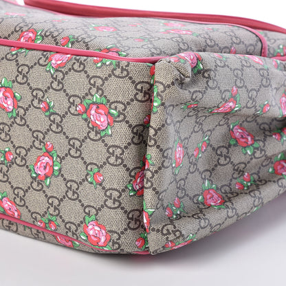 Gucci GG Supreme Monogram Rose Bud Diaper Bag Pink 10 of 10